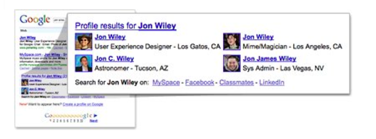 referencement google profile